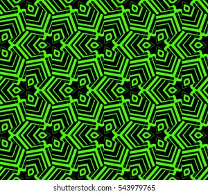 Color design geometric pattern. Seamless vector illustration green color.