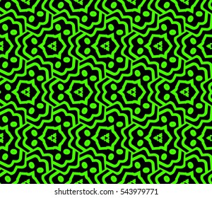 Color design geometric pattern. Seamless vector illustration green color.