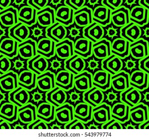 Color design geometric pattern. Seamless vector illustration green color.