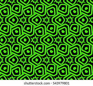 Color design geometric pattern. Seamless vector illustration green color.