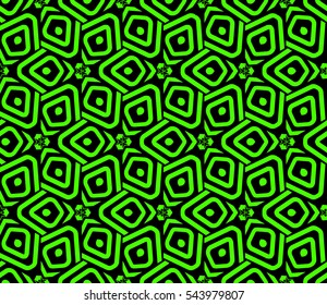 Color design geometric pattern. Seamless vector illustration green color.