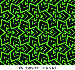 Color design geometric pattern. Seamless vector illustration green color.