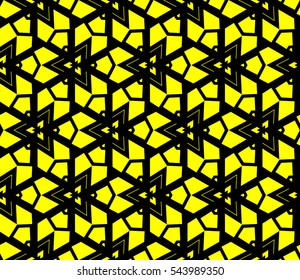 Color design geometric pattern. Seamless vector illustration yellow color.