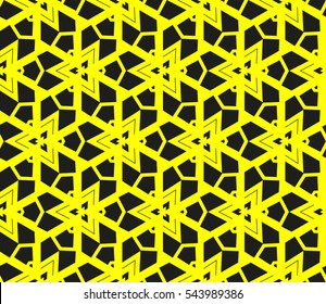 Color design geometric pattern. Seamless vector illustration yellow color.