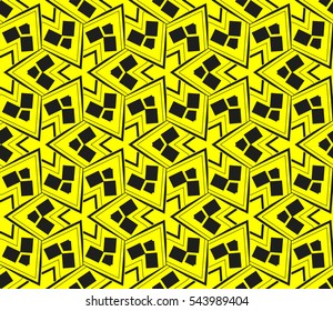 Color design geometric pattern. Seamless vector illustration yellow color.