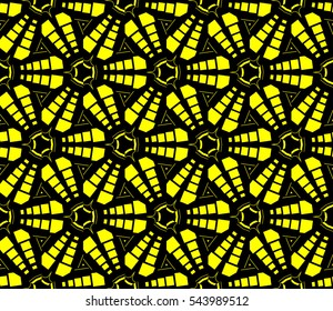 Color design geometric pattern. Seamless vector illustration yellow color.