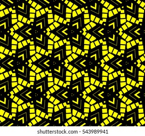 Color design geometric pattern. Seamless vector illustration yellow color.