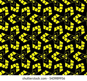 Color design geometric pattern. Seamless vector illustration yellow color.