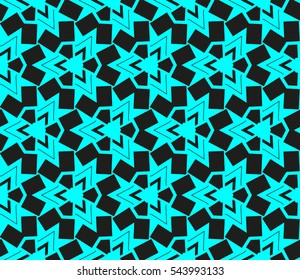 Color design geometric pattern. Seamless vector illustration blue color.