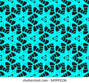 Color design geometric pattern. Seamless vector illustration blue color.