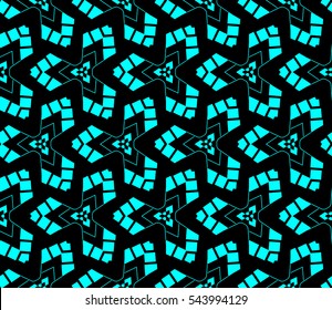 Color design geometric pattern. Seamless vector illustration blue color.