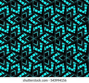 Color design geometric pattern. Seamless vector illustration blue color.