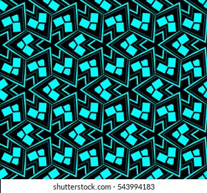 Color design geometric pattern. Seamless vector illustration blue color.