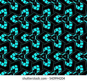 Color design geometric pattern. Seamless vector illustration blue color.