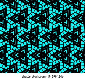 Color design geometric pattern. Seamless vector illustration blue color.