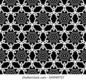 Color design geometric pattern. Seamless vector illustration black and white color.