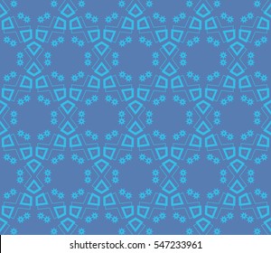 Color design geometric pattern. Seamless vector illustration blue color.