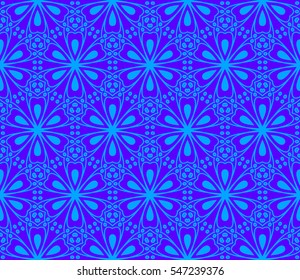 Color design geometric pattern. Seamless vector illustration blue color.