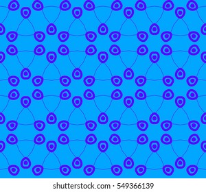 Color design geometric pattern. Seamless vector illustration blue color.