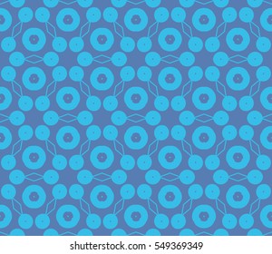 Color design geometric pattern. Seamless vector illustration blue color.
