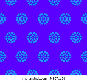 Color design geometric pattern. Seamless vector illustration blue color.