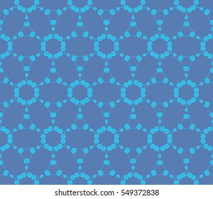 Color design geometric pattern. Seamless vector illustration blue color.