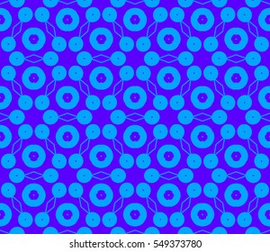 Color design geometric pattern. Seamless vector illustration blue color.