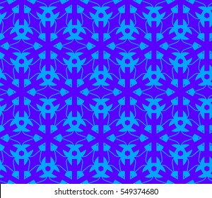 Color design geometric pattern. Seamless vector illustration blue color.