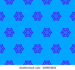 Color design geometric pattern. Seamless vector illustration blue color.