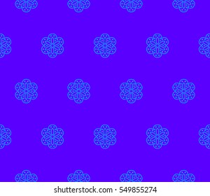 Color design geometric pattern. Seamless vector illustration blue color.