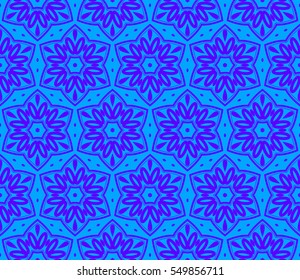 Color design geometric pattern. Seamless vector illustration blue color.