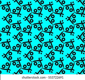 Color design geometric pattern. Seamless vector illustration blue color.
