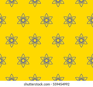 Color design geometric pattern. Seamless vector illustration yellow color.