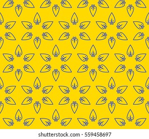 Color design geometric pattern. Seamless vector illustration yellow color.