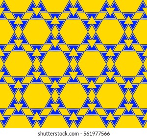 Color design geometric pattern. Seamless vector illustration yellow color.