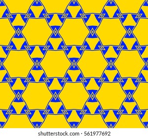 Color design geometric pattern. Seamless vector illustration yellow color.