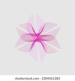 The color design on this line is a vector that can be used as a logo for a variety of things