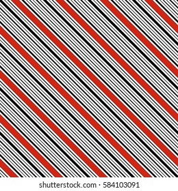 Color diagonal lines. Striped wallpaper. Seamless surface pattern design with symmetrical linear ornament. Stripes motif. Digital paper for page fills, web designing, textile print. Vector art.