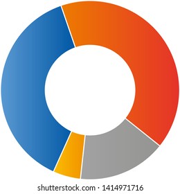 Color Diagram Chart vector illustration