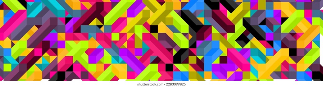 Color Diamonds illusion background abstract illustration