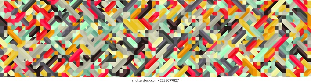 Color Diamonds illusion background abstract illustration