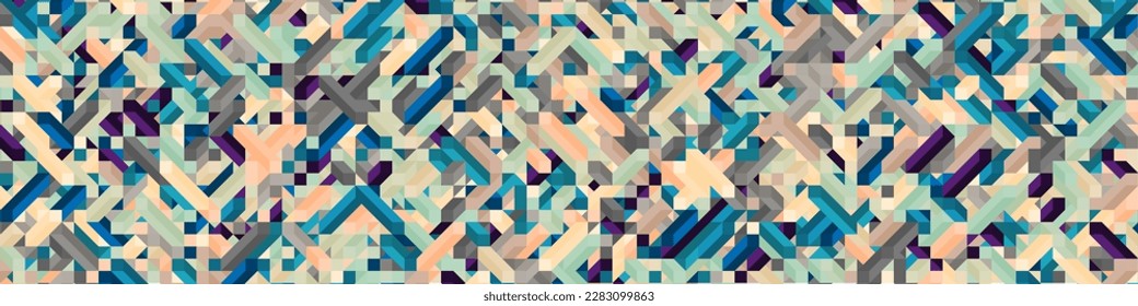 Color Diamonds illusion background abstract illustration