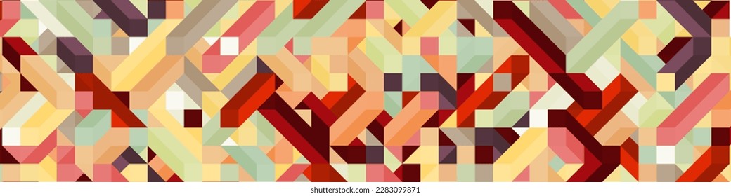 Color Diamonds illusion background abstract illustration