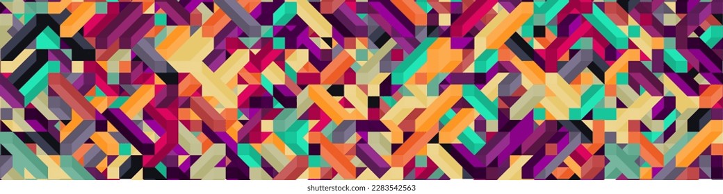 Ilustración abstracta del fondo de la ilusión de los diamantes de color