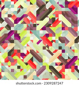 Color Diamonds illusion background abstract illustration