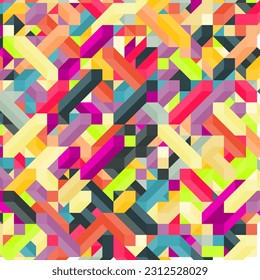 Color Diamonds illusion background abstract illustration