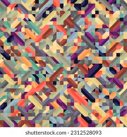 Color Diamonds illusion background abstract illustration