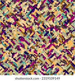 Color Diamonds illusion background abstract illustration