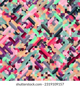 Color Diamonds illusion background abstract illustration