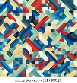 Color Diamonds illusion background abstract illustration